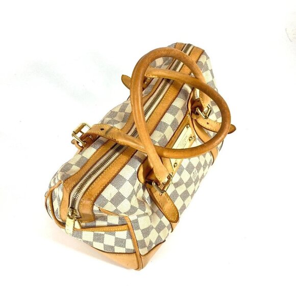 LOUIS VUITTON N52001 Berkley PM Tote Bag Hand Bag Damier Azur - Picture 13 of 16